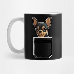 Funny Chihuahua in Your Pocket for Dogs Lovers Mug